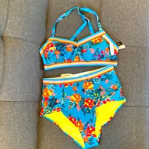 Adore Me Swim Gisele Contour Plus Floral Print 0X